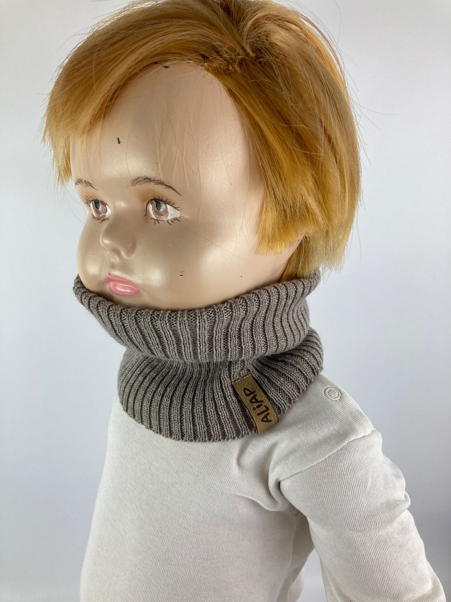 Ullar Hálskragi - Ribbed Light Green