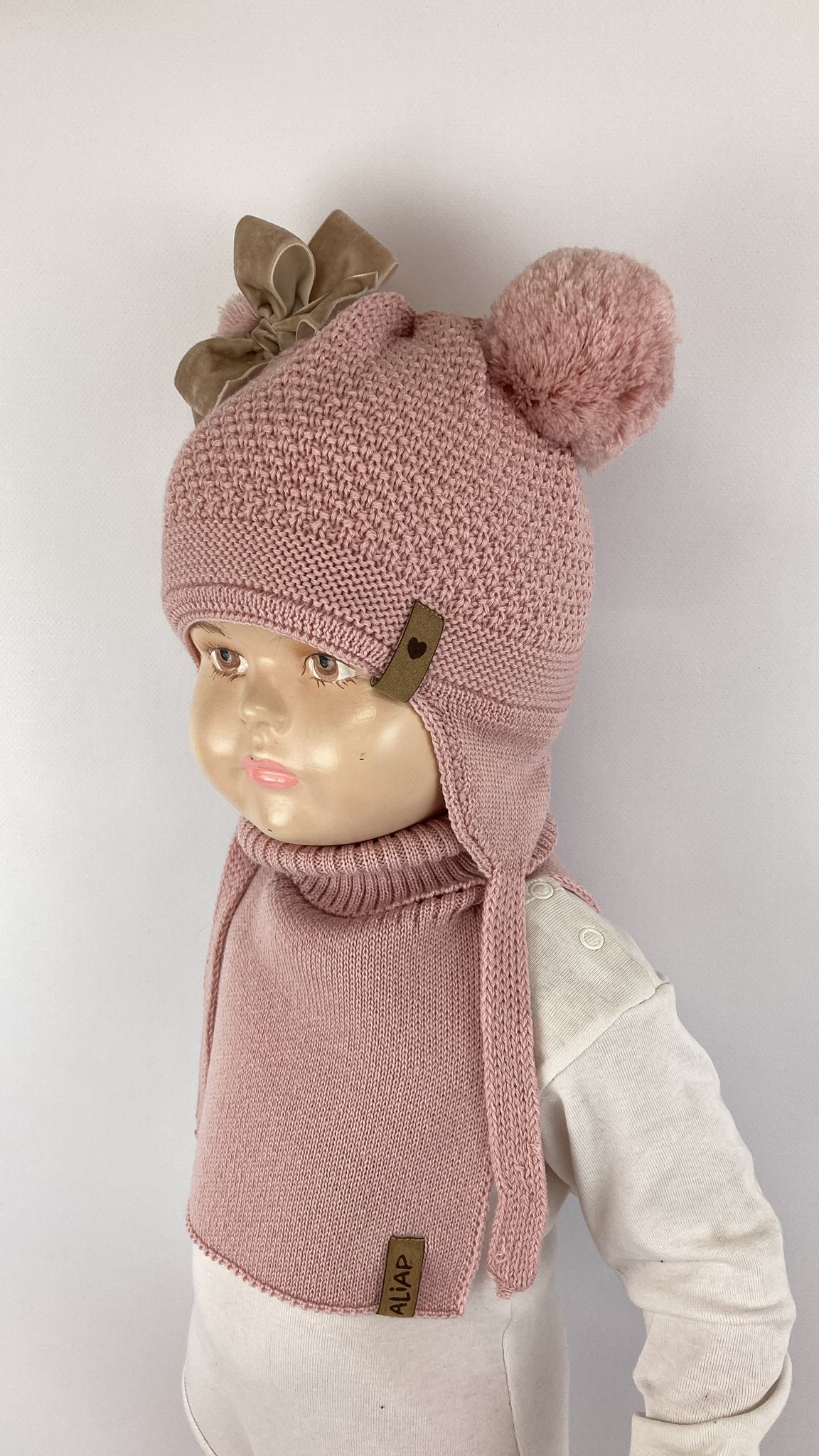 Ullar Hálskragi - Pink