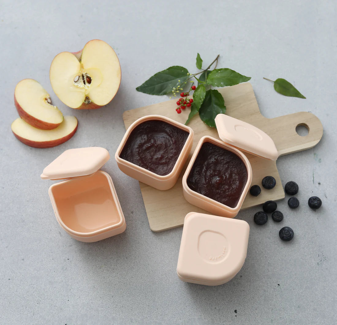 GrowBento Lunch Set (Snow/Peach)