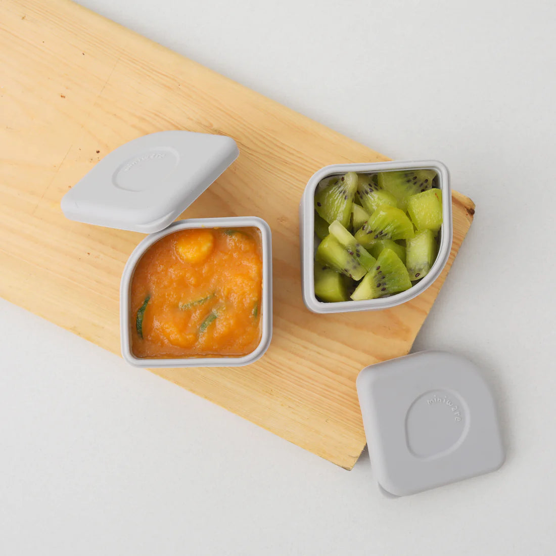 GrowBento Lunch Set (Snow/Grey)