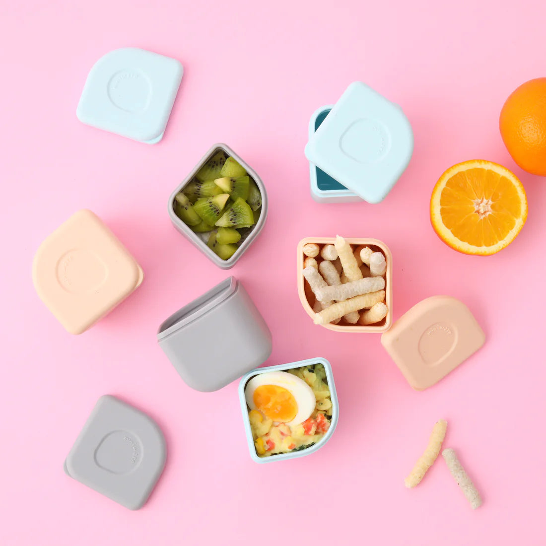 GrowBento Lunch Set (Snow/Aqua)