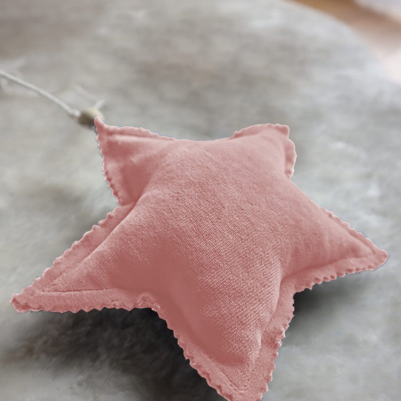Velvet Star Garland  - Pink