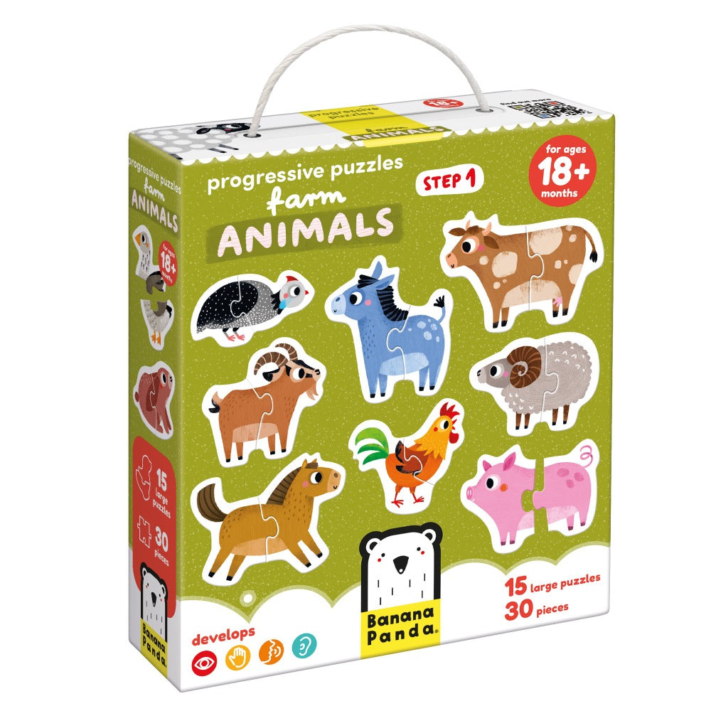 Farm Animals Púsl 18m+