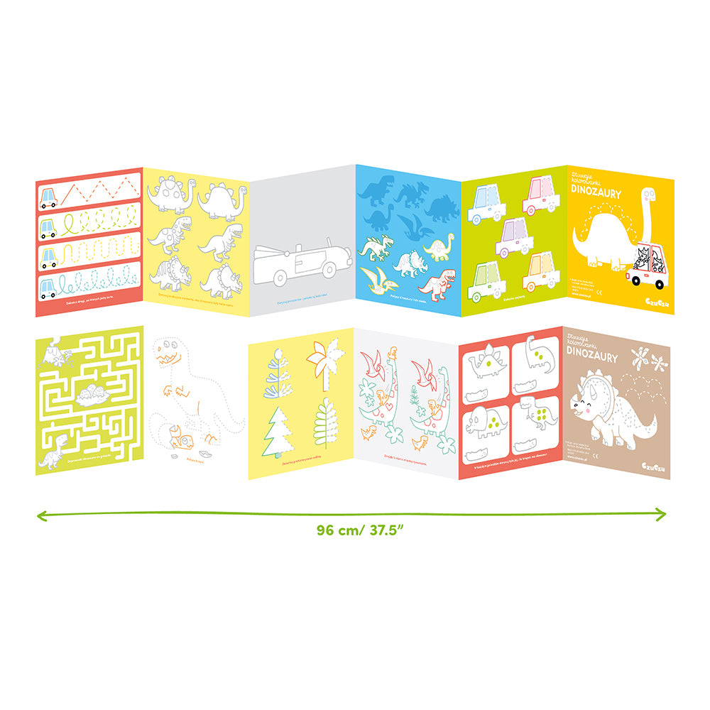 Looong Coloring Books - Dinosaurs 4+
