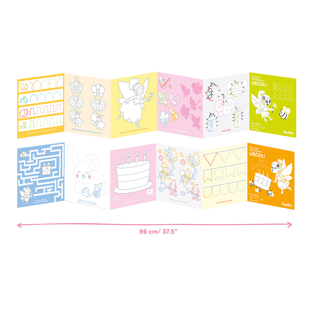 Looong Coloring Books - Faries 4+