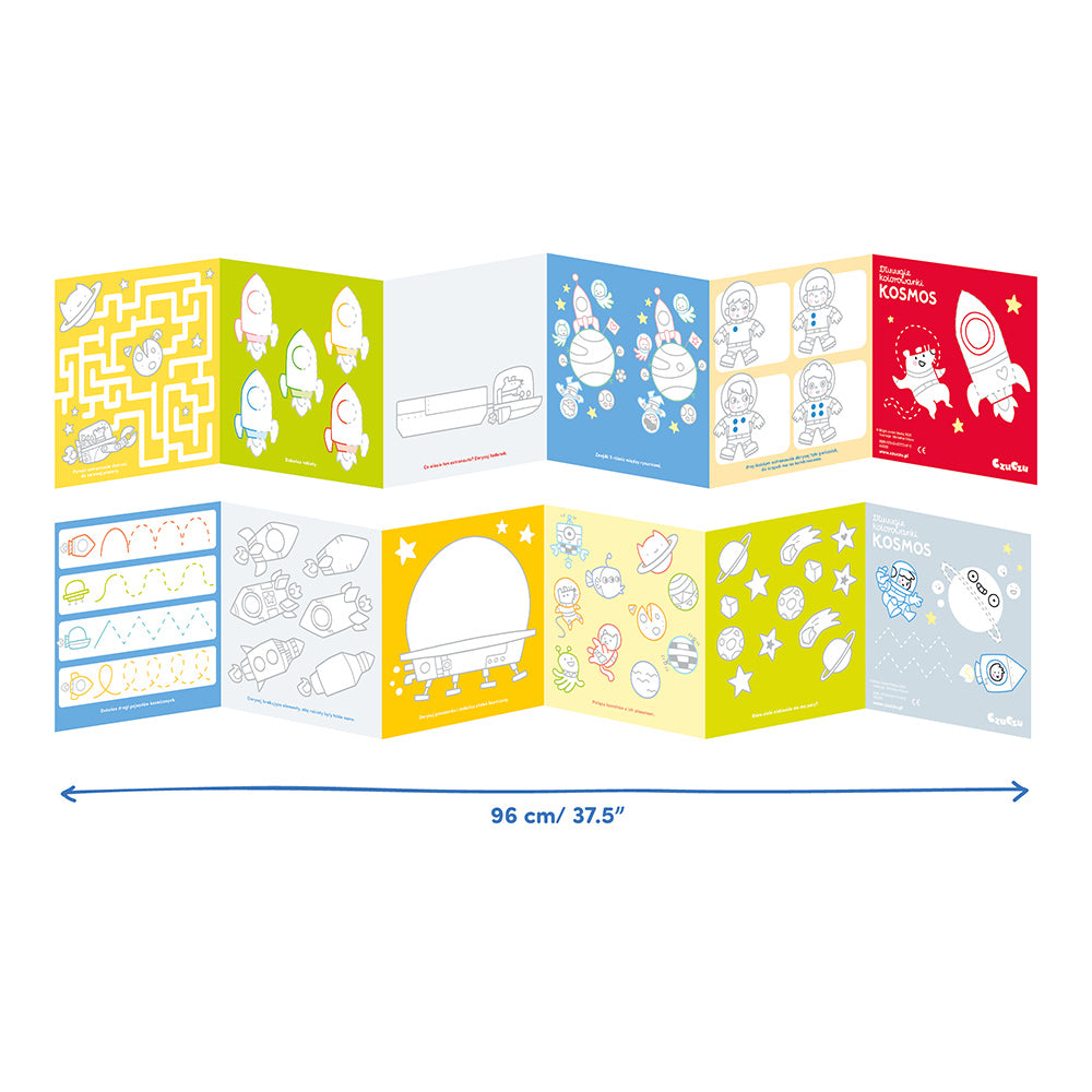Looong Coloring Books - Space 4+