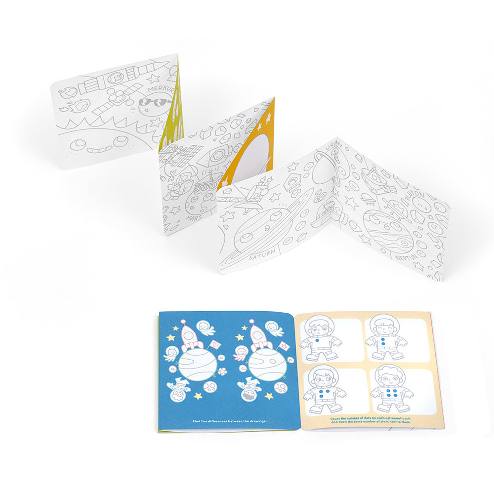 Looong Coloring Books - Space 4+