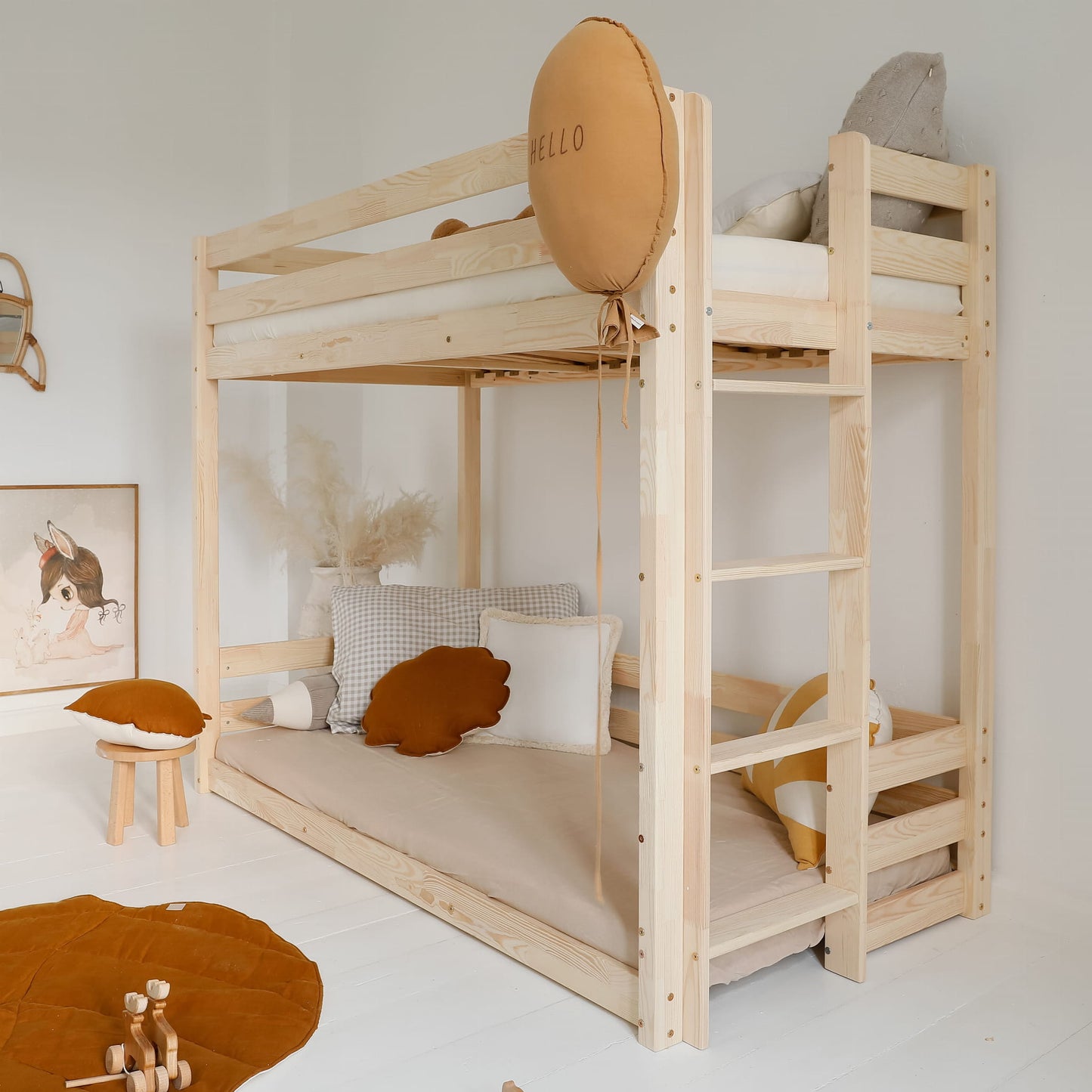 Basic Bunk Bed Natural