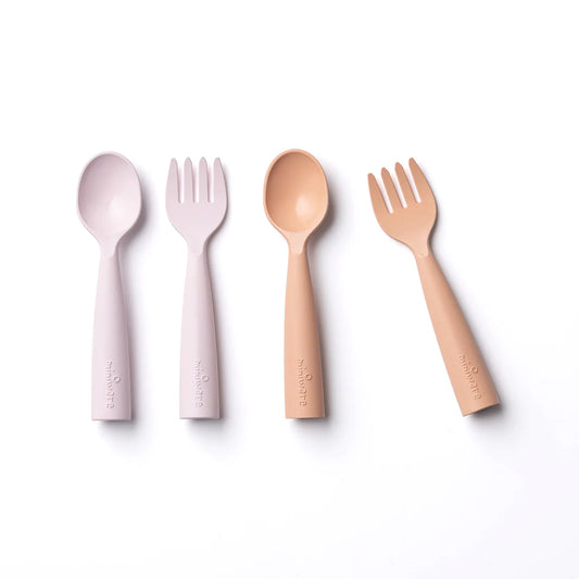 My First Cutlery Hnífaparasett - Pack of 2 (Candy/Toffee)