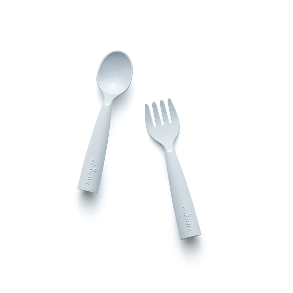 My First Cutlery Hnífaparasett - Pack of 2 (Aqua/Keylime)