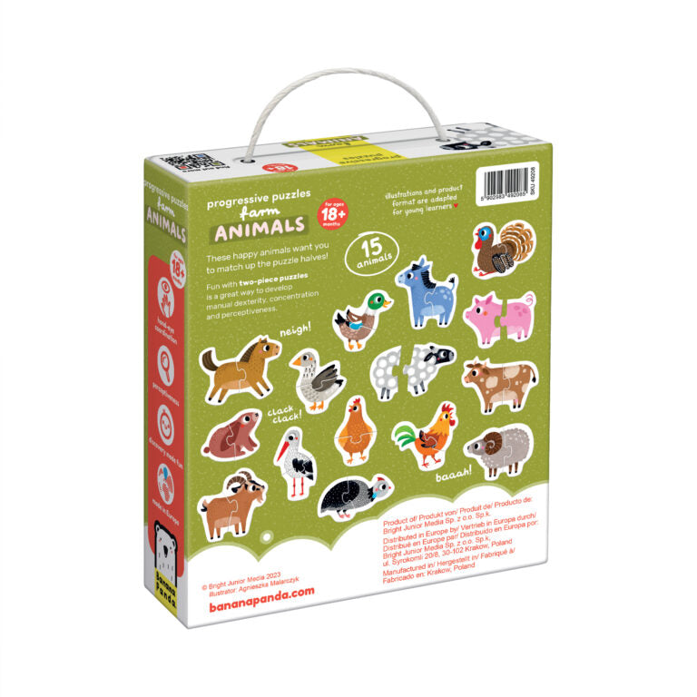 Farm Animals Púsl 18m+