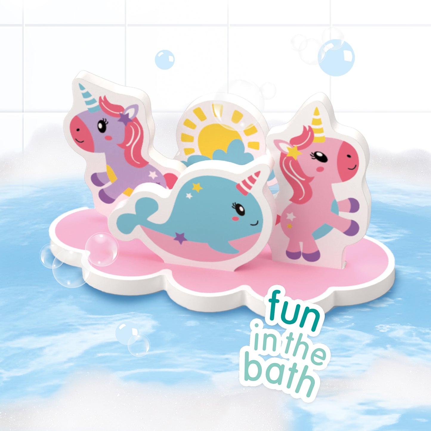 Baðdót - Foam Unicorns