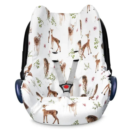 Bamboo Car Seat Cover - Fawns