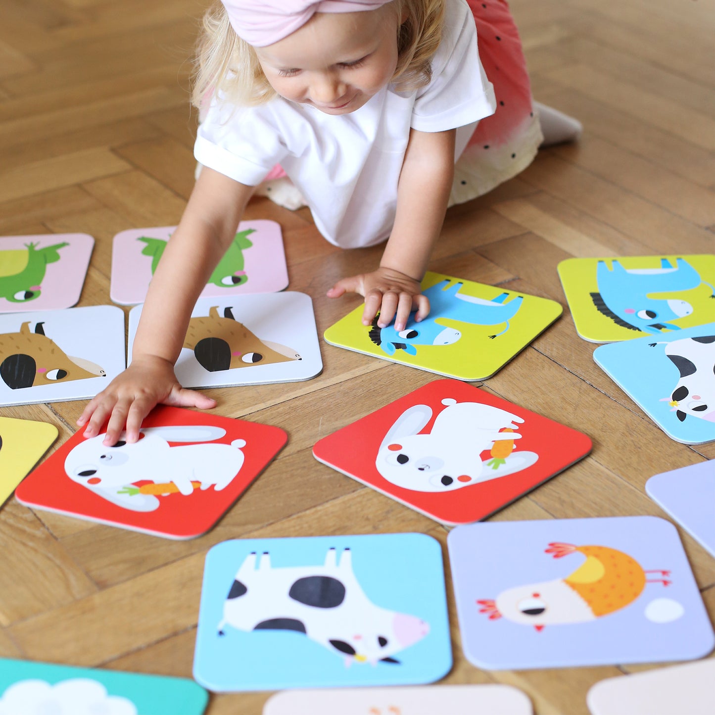 Suuuper Size Spil Memory Game - Farm Animals 2+