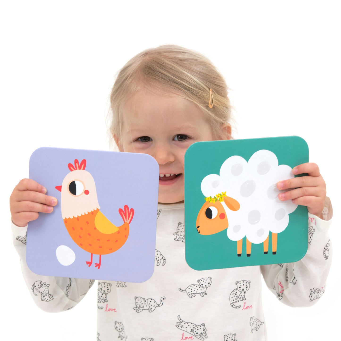 Suuuper Size Spil Memory Game - Farm Animals 2+