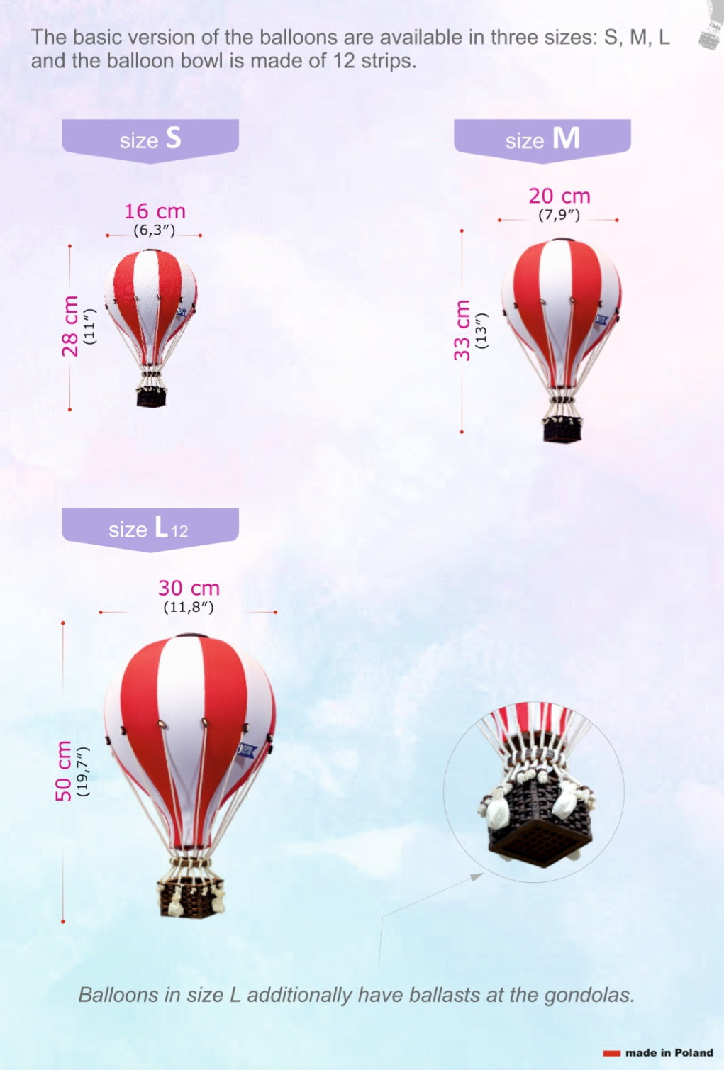 Loftbelgur M - White/Light Gray