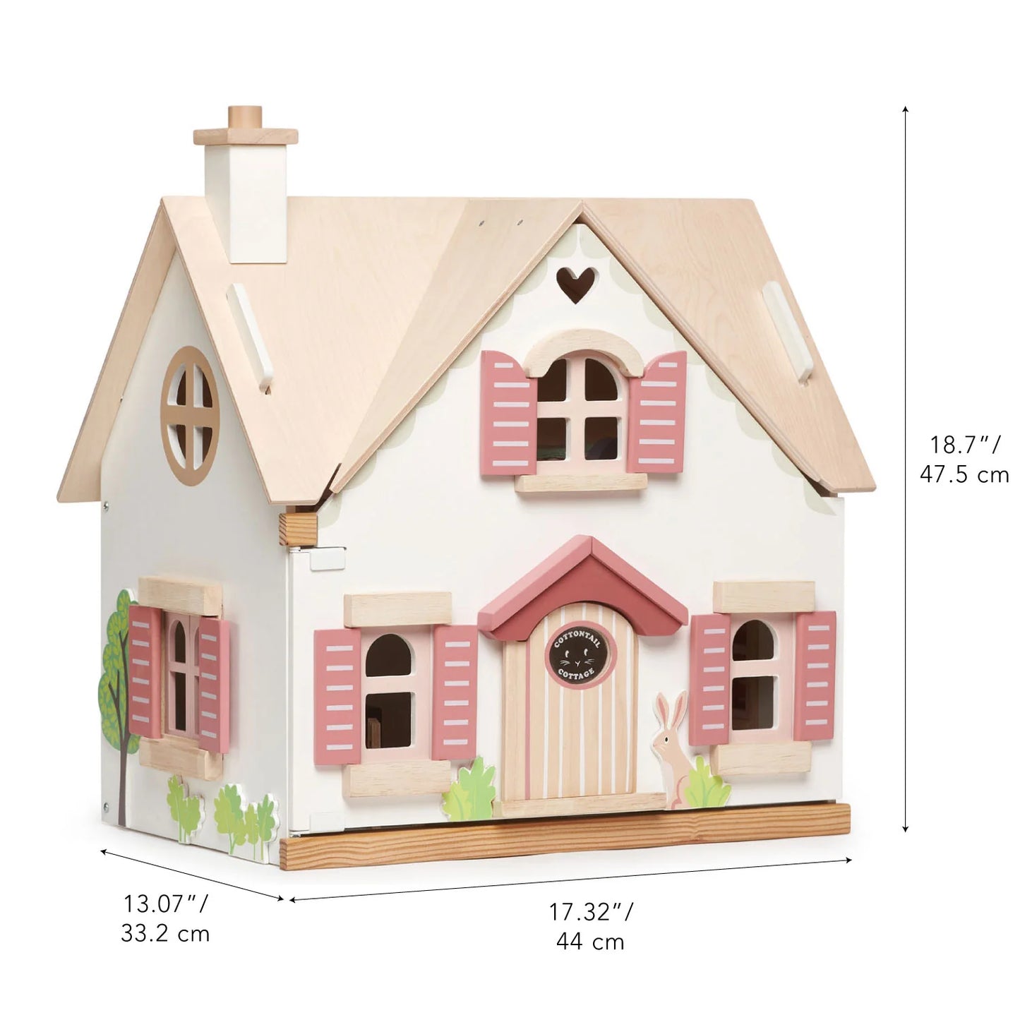 Dúkkuhús - Dollhouse with Furniture - Cottontail Cottage