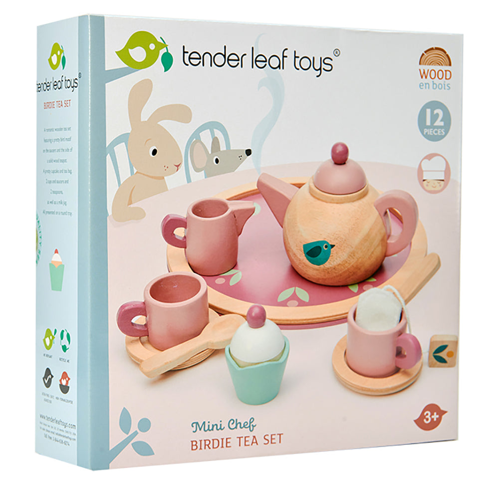 Te Sett - Mini Chef - Birdie Tea Set
