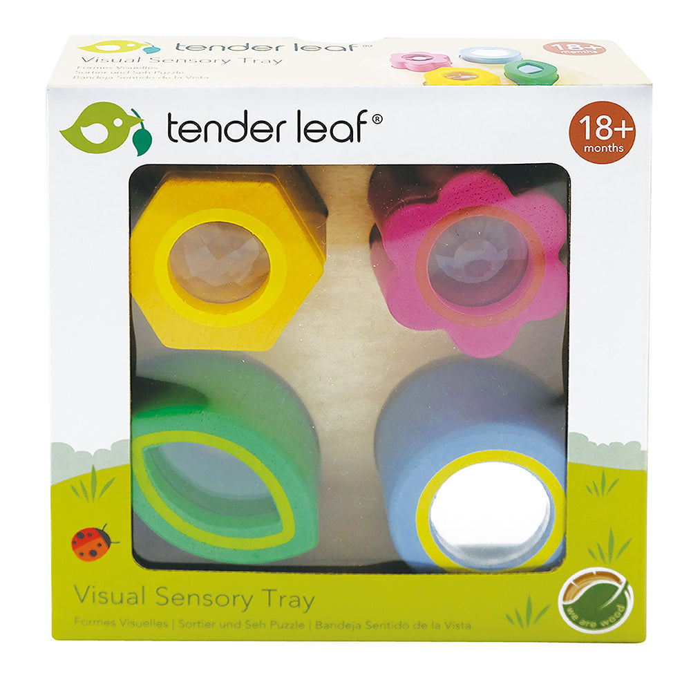Viðar Púsl - Visual Sensory Tray Sorter - 4 pcs
