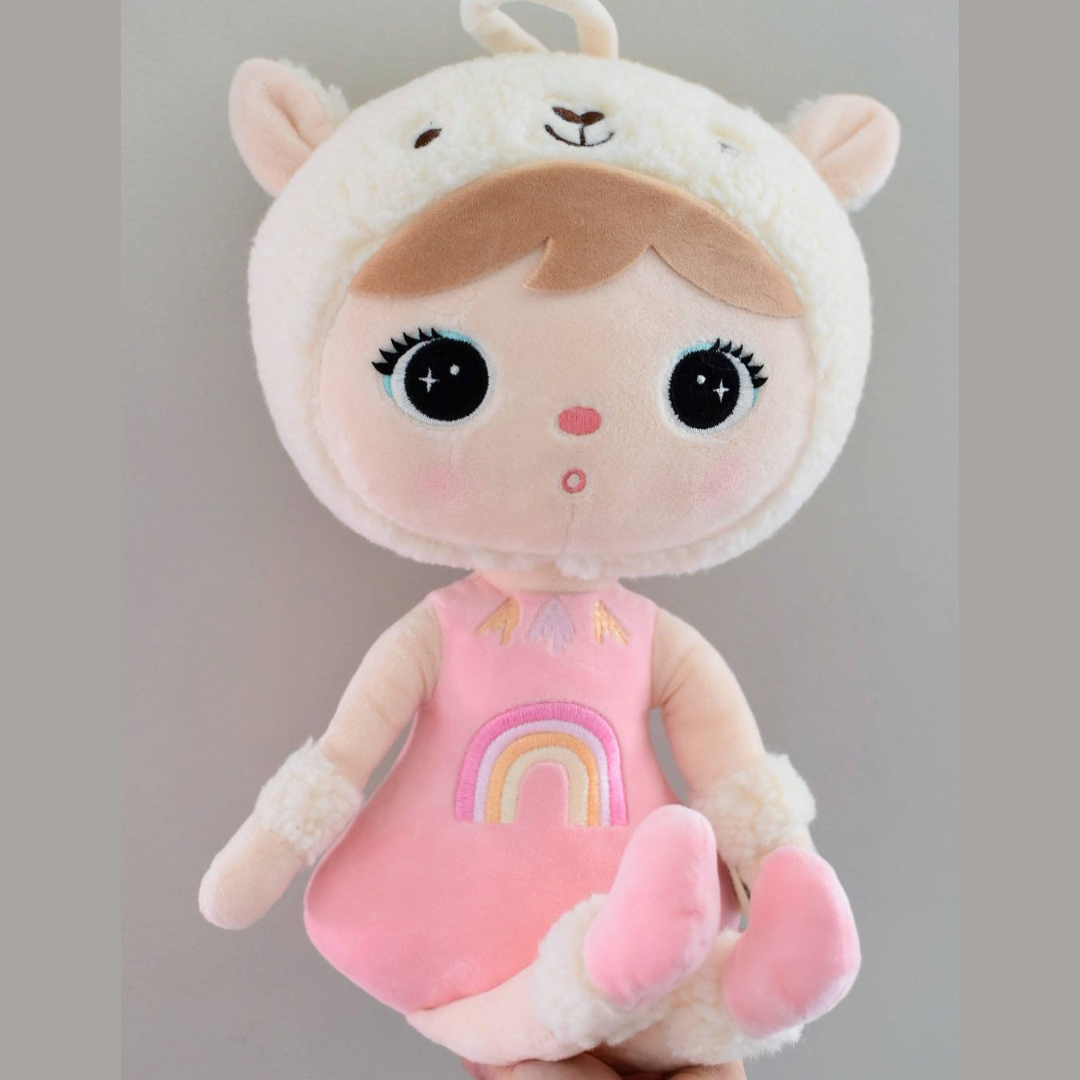 MeToo Dúkka Lama Pink 50cm