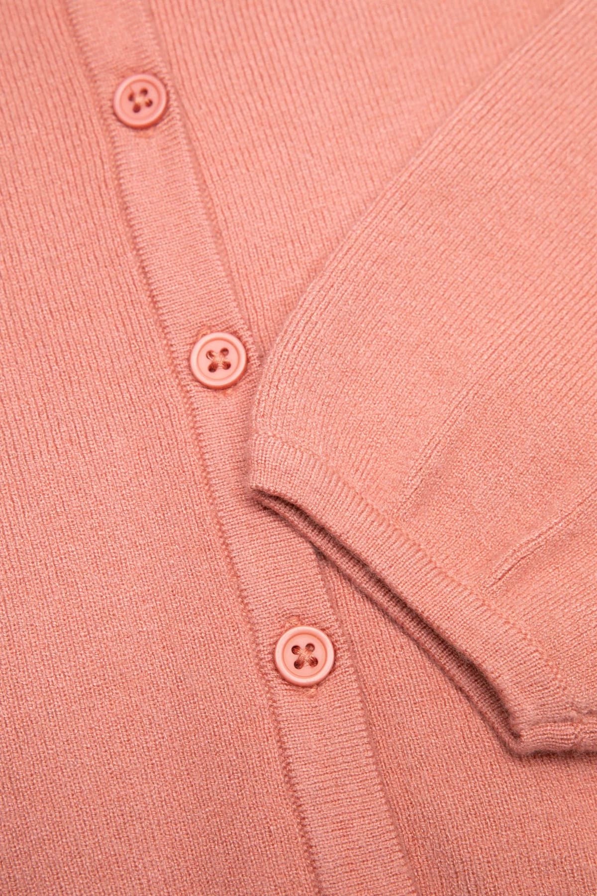 Cardigan - Peach Pink