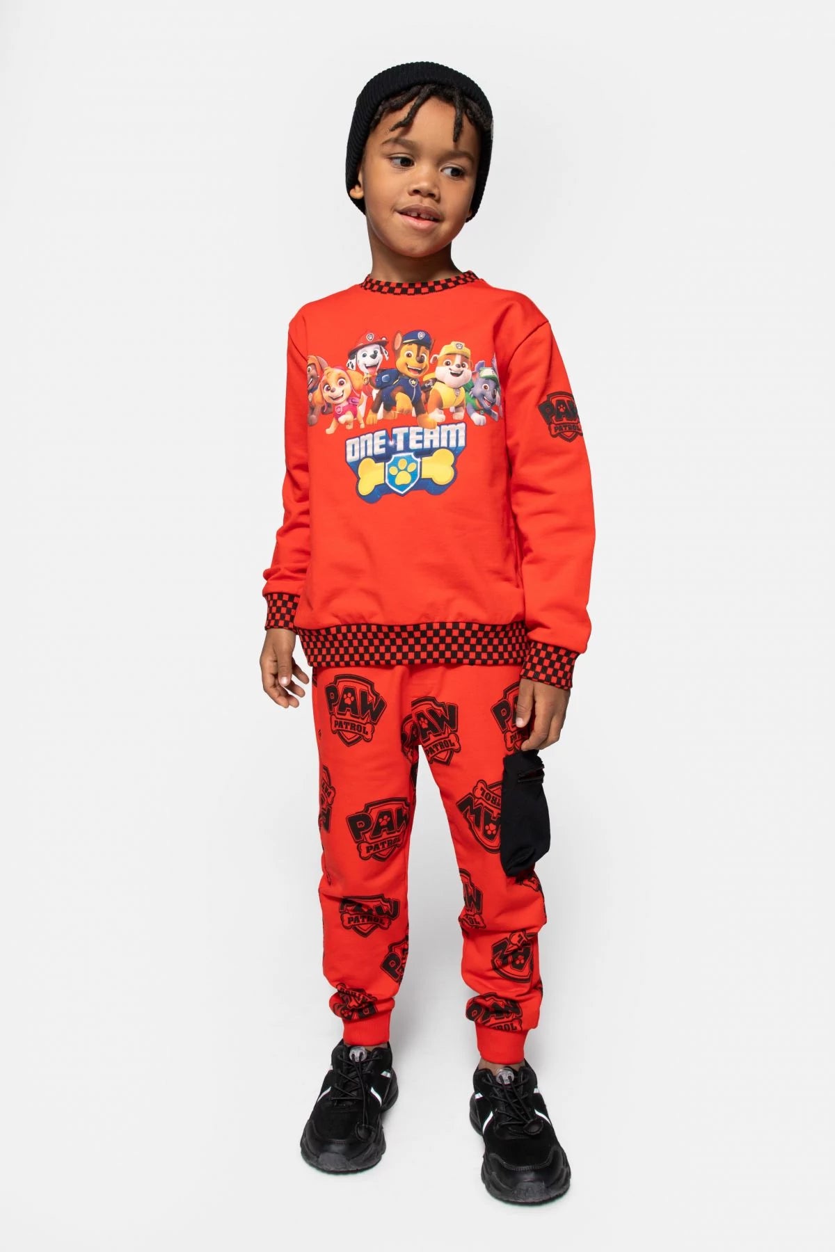 Jogging Buxur - PAW PATROL license Red