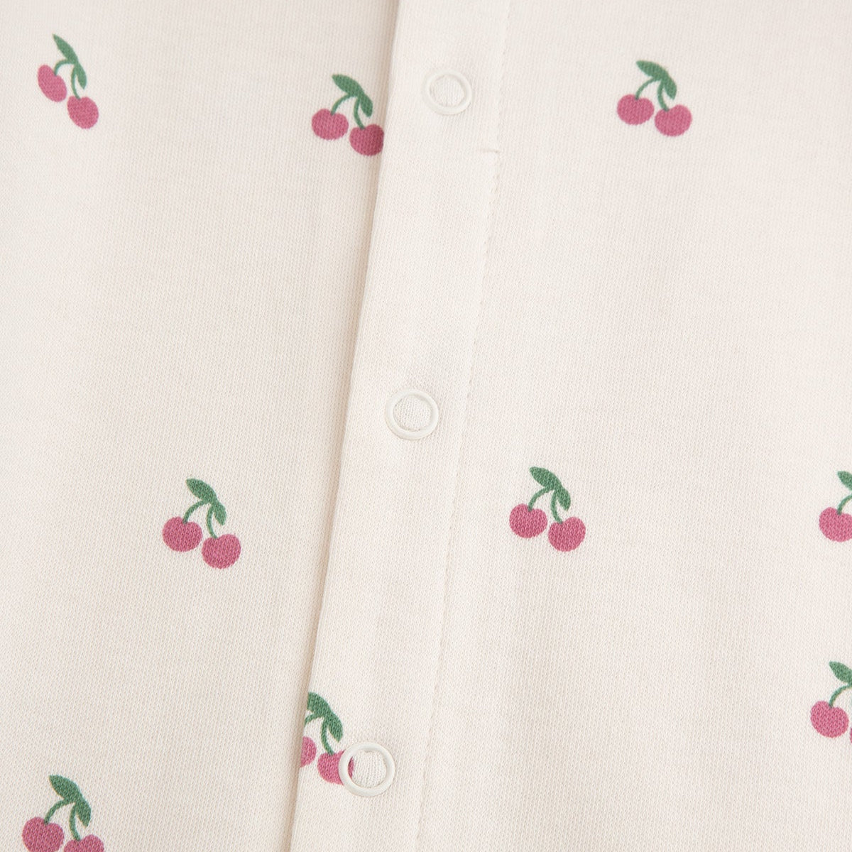 Náttgalli með sokkum - Ecri Cherries