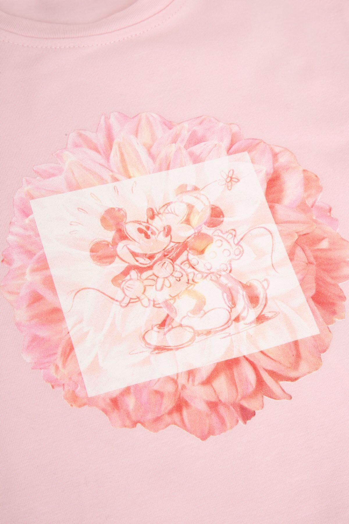 Stuttermabolur - Pink Mickey Mouse license