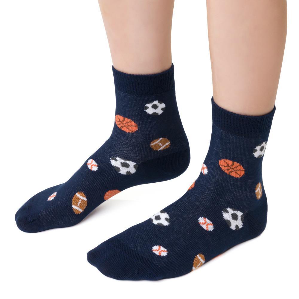 Sokkar - Navy Blue Football st. 26-34