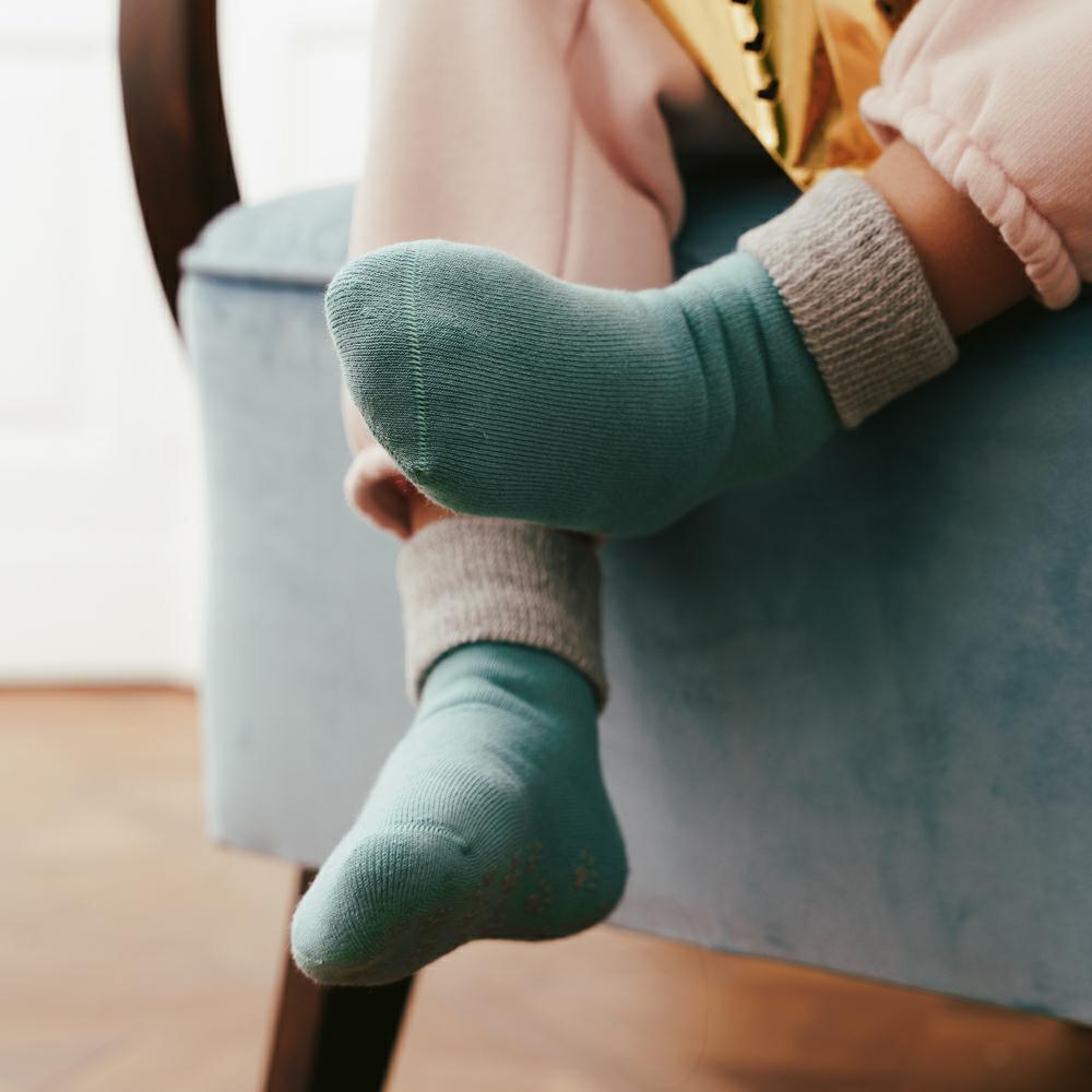 Sokkar með stoppi - Frotte Blue st. 20-25