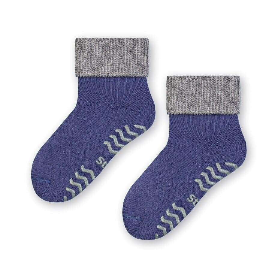 Sokkar með stoppi - Frotte Blue st. 20-25