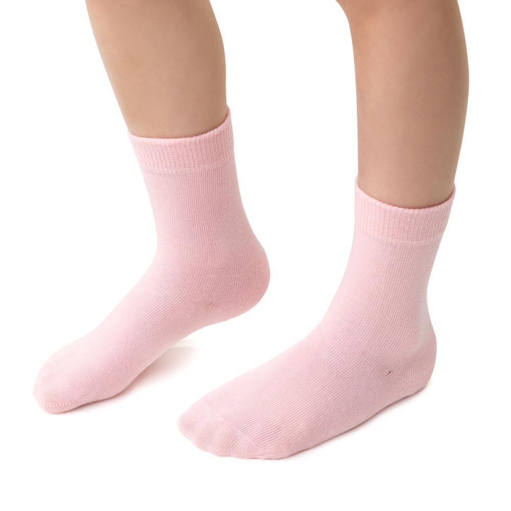 Organic Cotton Sokkar - Light Pink st. 20-25