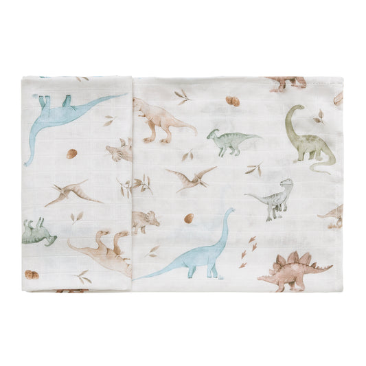 Bamboo Swaddle XL -Dino