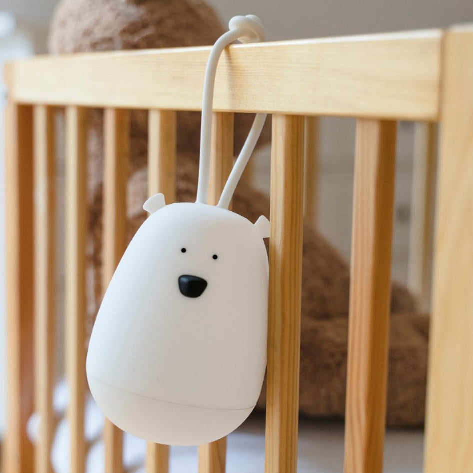 Soft Silicone Lampi með fjarstýringu - Hanging Brear White