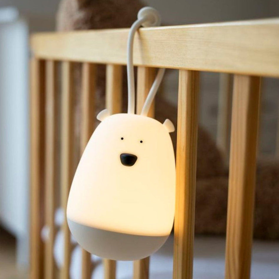 Soft Silicone Lampi með fjarstýringu - Hanging Brear White