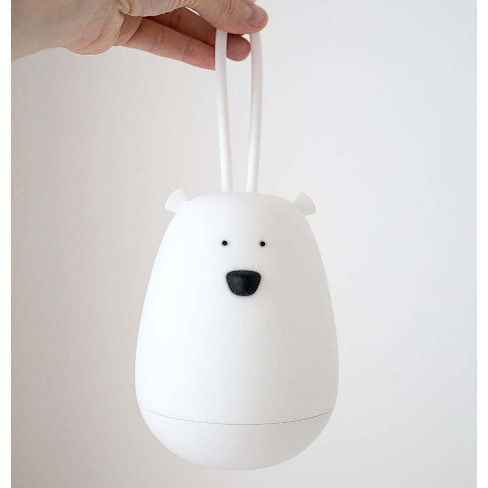 Soft Silicone Lampi með fjarstýringu - Hanging Brear White