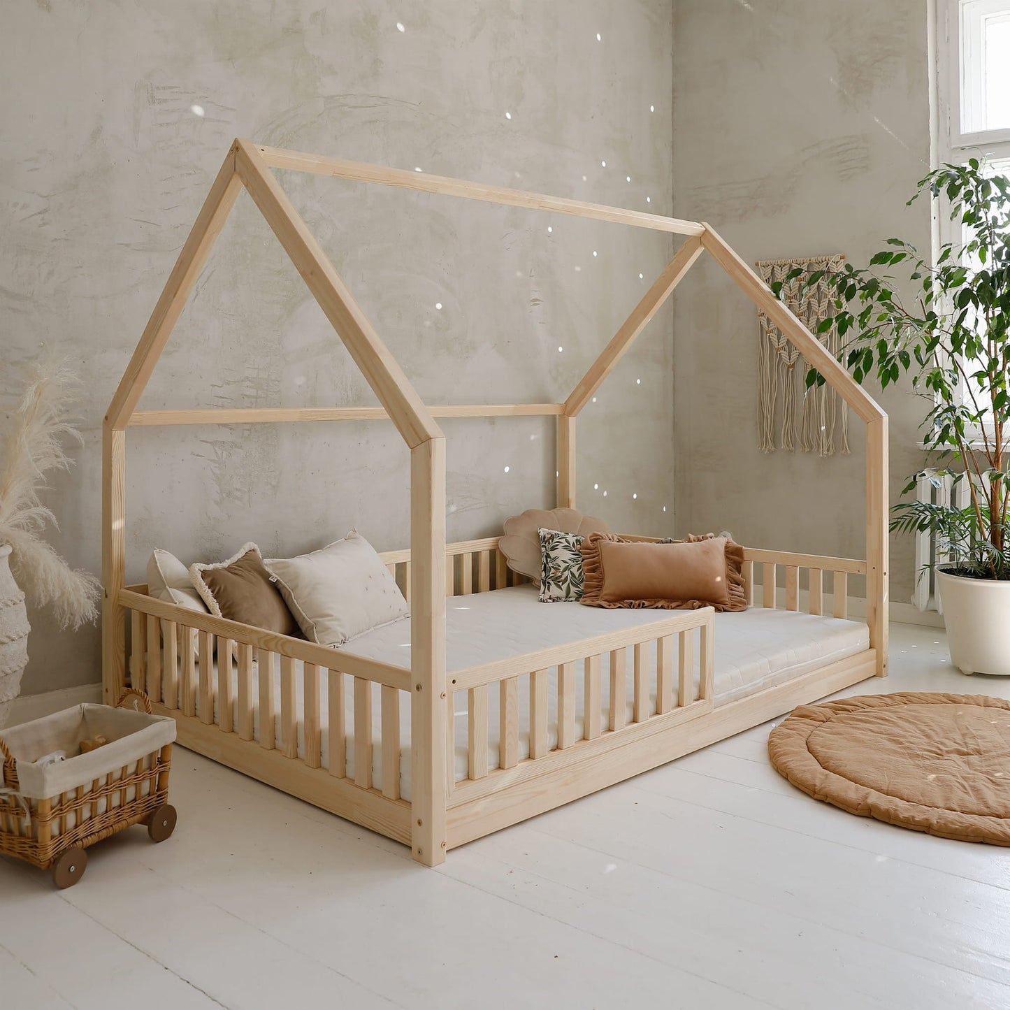Húsrúm Bianco Natural 200x140cm - VÆNTANLEGT Í LOK JÚNÍ