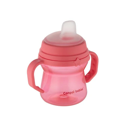 Drykkjarmál - First Cup with Silicone Spout 150ml Pink