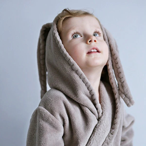 Baðsloppur - Bunny Gray