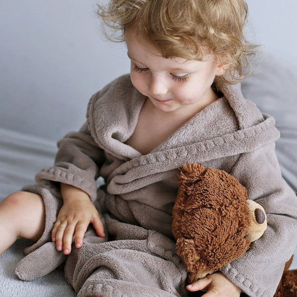 Baðsloppur - Bunny Gray