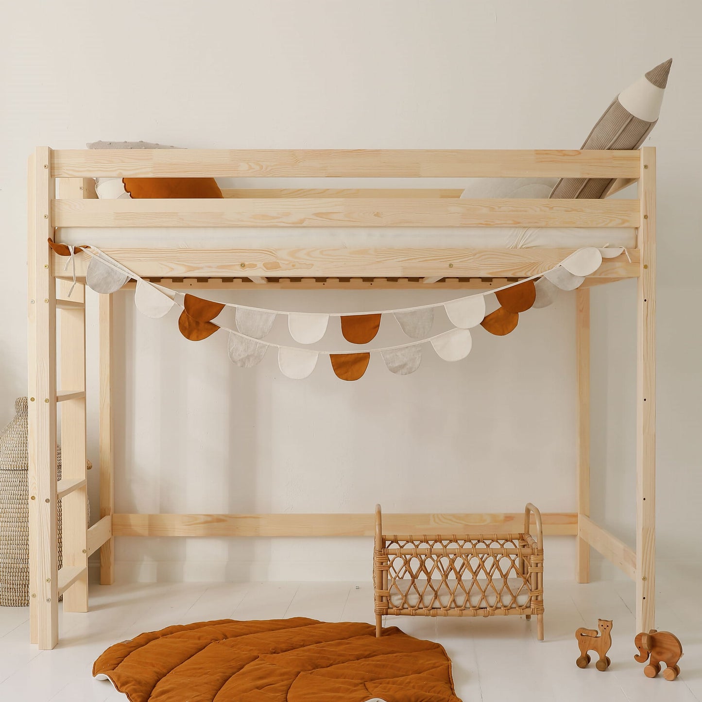 Basic Loft Bed Natural