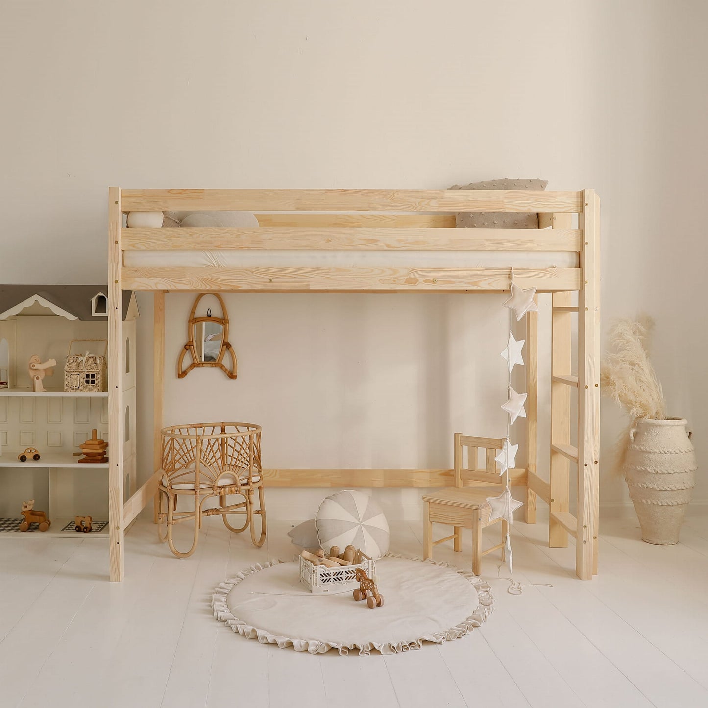 Basic Loft Bed Natural