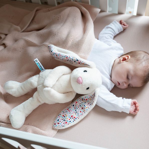 Lumi Humming Bunny with night light and lullabies - Cream