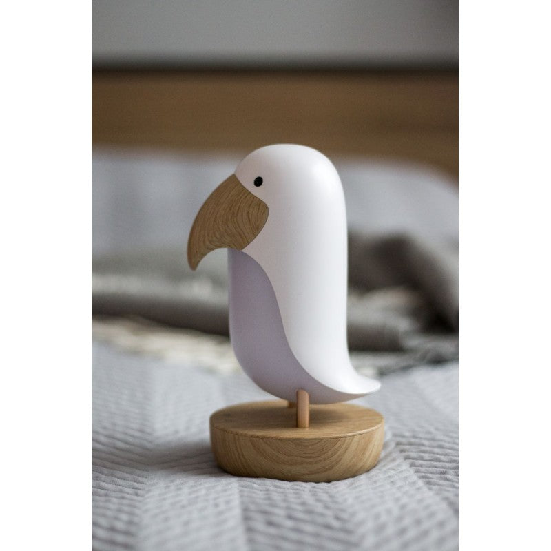 Puffin Lampi með bluetooth-hátalara - Pink