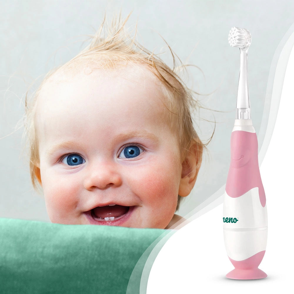 Rafmagnstannbursti - Neno Denti Pink (3-36 mánaða)