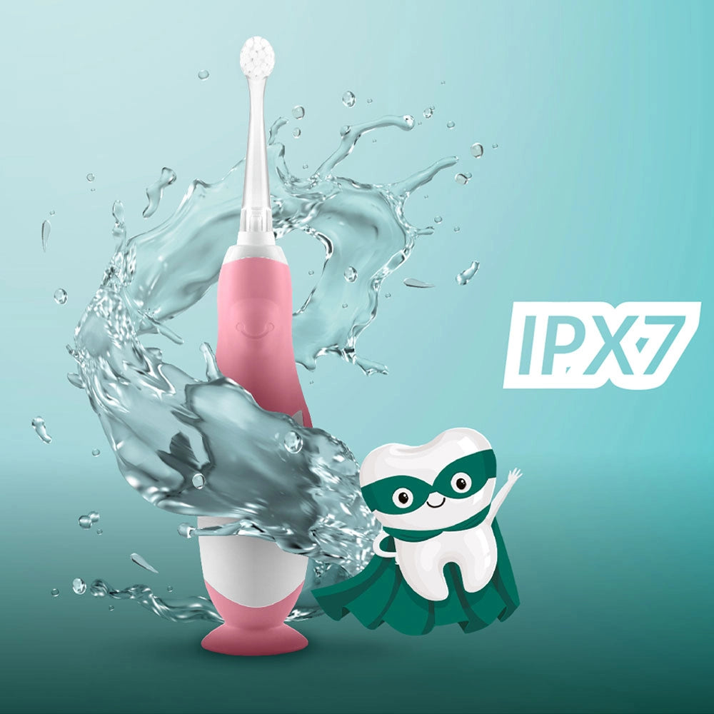 Rafmagnstannbursti - Neno Denti Pink (3-36 mánaða)