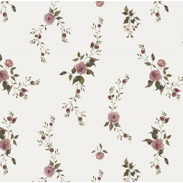 Bambus Ungbarnahreiður - Rose Garden White Luxe