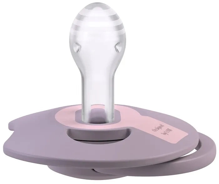 LOVI Prime Sílikon Snuð - 6-18 mánaða - Lilac/Violet 2 í boxi