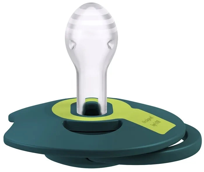LOVI Prime Sílikon Snuð - 6-18 mánaða - Pistachio/Green 2 í boxi