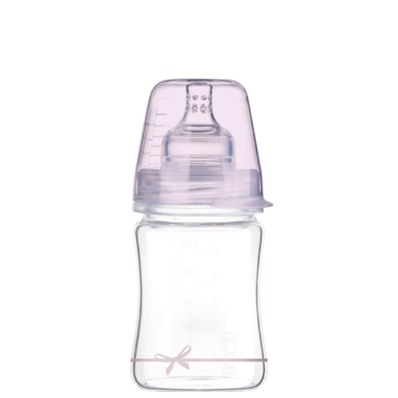 Glerpeli - LOVI Dynamic Glass Bottle 150ml - Baby Pink